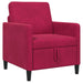 Sofa cu Spațiu de Depozitare Roșu Vin 72 x 78 x 87 cm Poliester - WALTI WALTI