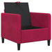 Sofa cu Spațiu de Depozitare Roșu Vin 72 x 78 x 87 cm Poliester - WALTI WALTI