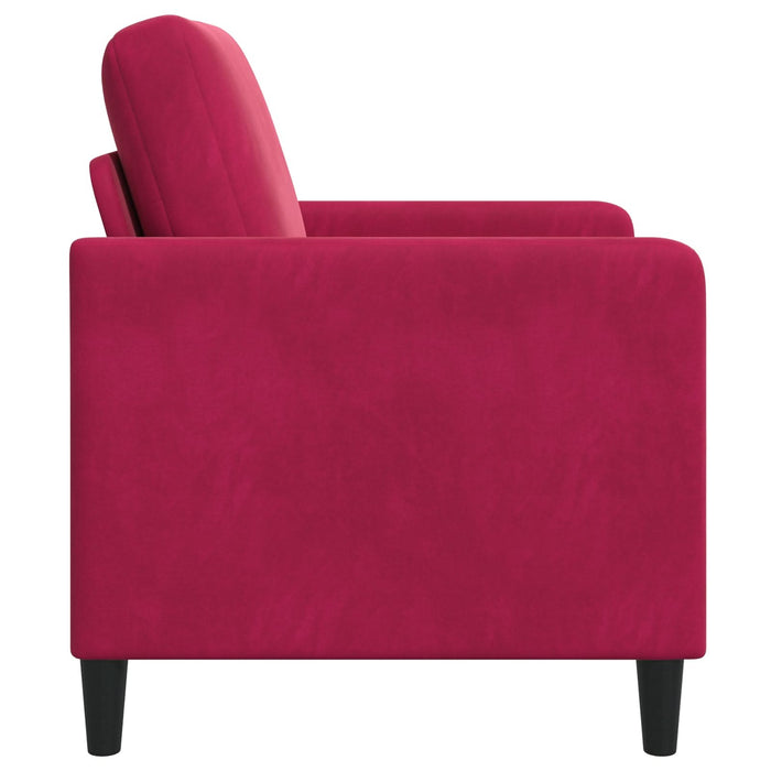 Sofa cu Spațiu de Depozitare Roșu Vin 72 x 78 x 87 cm Poliester - WALTI WALTI
