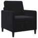 Sofa cu Spațiu de Depozitare Negru 72 x 78 x 87 cm Poliester - WALTI WALTI