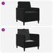 Sofa cu Spațiu de Depozitare Negru 72 x 78 x 87 cm Poliester - WALTI WALTI