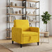 Sofa cu Spațiu de Depozitare Galben 72 x 78 x 87 cm Poliester - WALTI WALTI