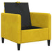 Sofa cu Spațiu de Depozitare Galben 72 x 78 x 87 cm Poliester - WALTI WALTI