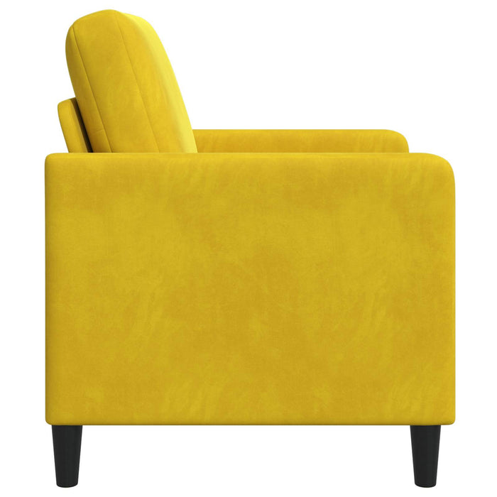 Sofa cu Spațiu de Depozitare Galben 72 x 78 x 87 cm Poliester - WALTI WALTI