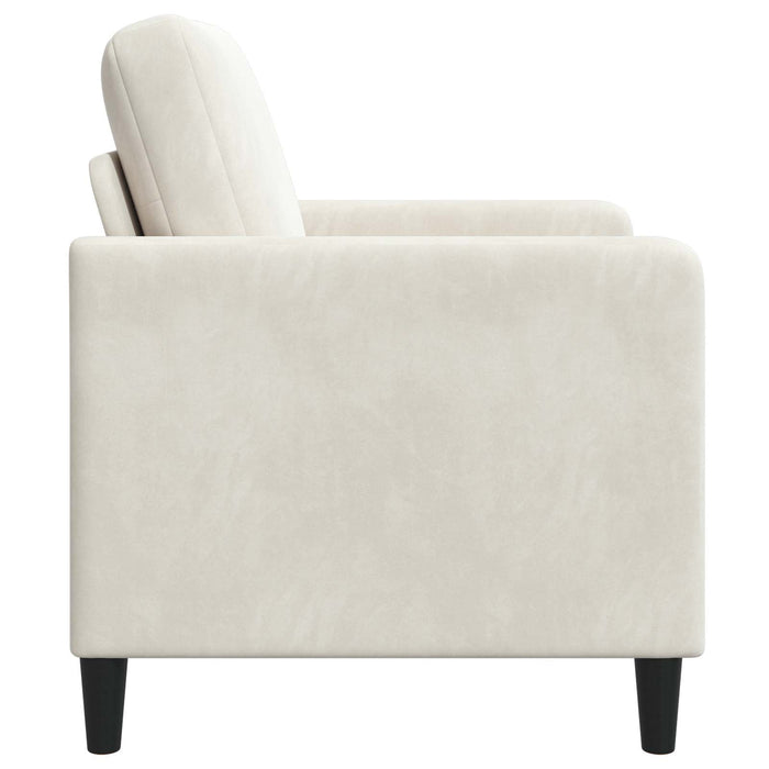 Sofa cu Spațiu de Depozitare Crem 72 x 78 x 87 cm Poliester WALTI