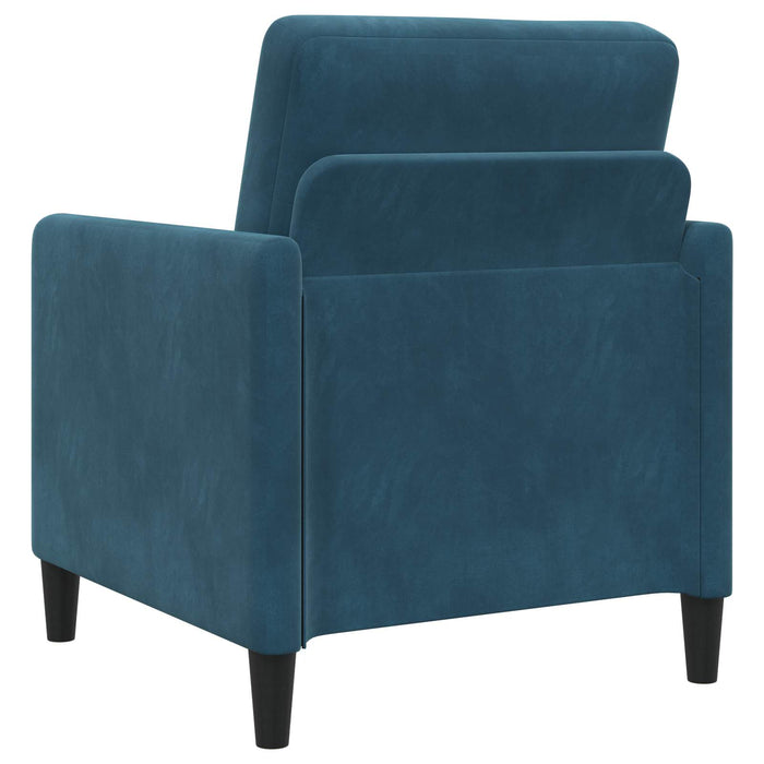 Sofa cu Spațiu de Depozitare albastru 72 x 78 x 87 cm Poliester WALTI