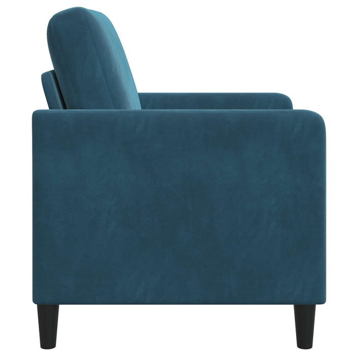 Sofa cu Spațiu de Depozitare albastru 72 x 78 x 87 cm Poliester WALTI