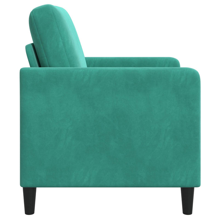 Sofa cu Spațiu de Depozitare Turcoaz 72 x 78 x 87 cm Poliester - WALTI WALTI
