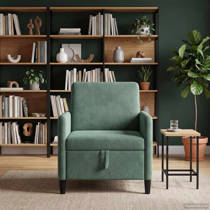 Sofa cu Spațiu de Depozitare Verde Mării 72 x 78 x 87 cm - WALTI WALTI