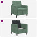 Sofa cu Spațiu de Depozitare Verde Mării 72 x 78 x 87 cm - WALTI WALTI