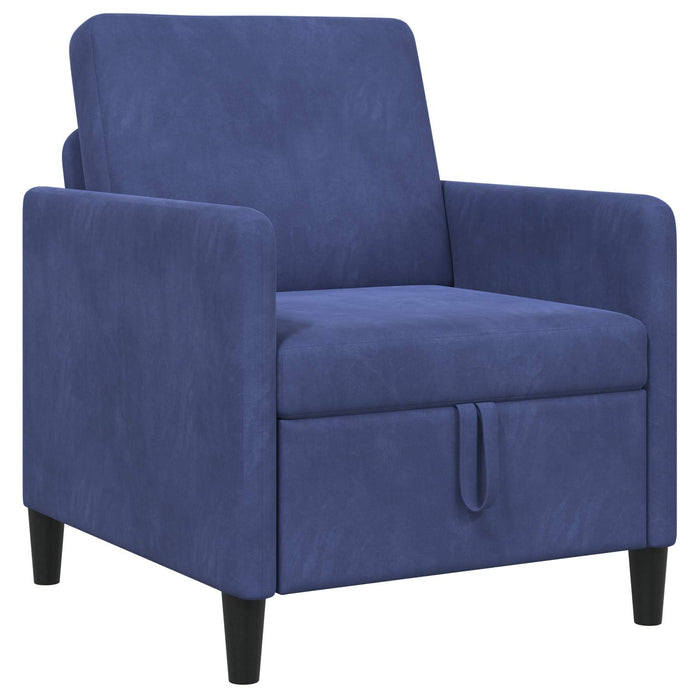 Sofa cu Spațiu de Depozitare Albastru Poliție 72 x 78 x 87 cm - WALTI WALTI