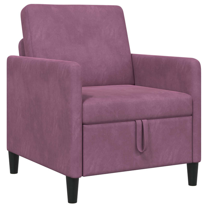 Sofa cu Spațiu de Depozitare Violet 72 x 78 x 87 cm Poliester - WALTI WALTI