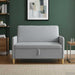 Sofa cu Spațiu de Depozitare Gri deschis 122 x 78 x 87 cm - WALTI WALTI