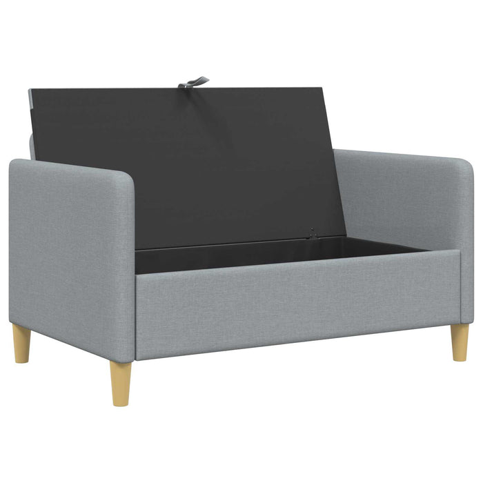 Sofa cu Spațiu de Depozitare Gri deschis 122 x 78 x 87 cm - WALTI WALTI