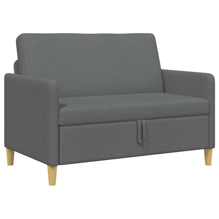 Sofa cu Spațiu de Depozitare Gri închis 122 x 78 x 87 cm - WALTI WALTI