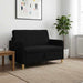 Sofa cu Spațiu de Depozitare Negru 122 x 78 x 87 cm Poliester - WALTI WALTI