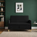 Sofa cu Spațiu de Depozitare Negru 122 x 78 x 87 cm Poliester - WALTI WALTI