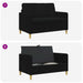 Sofa cu Spațiu de Depozitare Negru 122 x 78 x 87 cm Poliester - WALTI WALTI