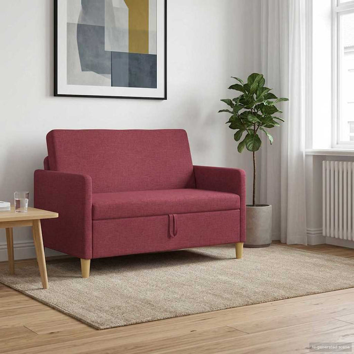 Sofa cu Spațiu de Depozitare Roșu Vin 122 x 78 x 87 cm - WALTI WALTI