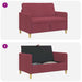 Sofa cu Spațiu de Depozitare Roșu Vin 122 x 78 x 87 cm - WALTI WALTI