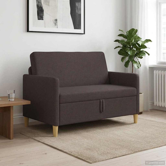 Sofa cu Spațiu de Depozitare Maro închis 122 x 78 x 87 cm WALTI