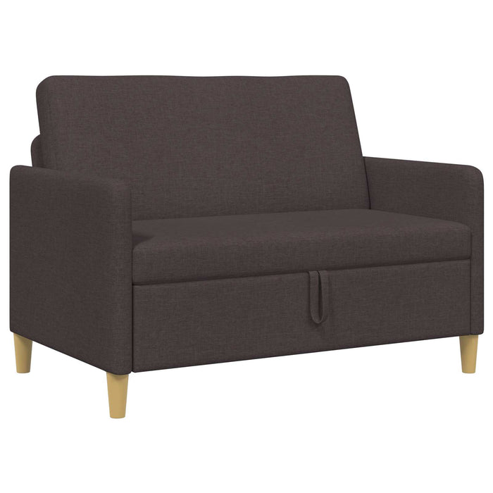 Sofa cu Spațiu de Depozitare Maro închis 122 x 78 x 87 cm WALTI