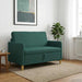 Sofa cu Spațiu de Depozitare Verde închis 122 x 78 x 87 cm - WALTI WALTI