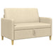 Sofa cu Spațiu de Depozitare Crem 122 x 78 x 87 cm Poliester - WALTI WALTI