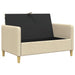 Sofa cu Spațiu de Depozitare Crem 122 x 78 x 87 cm Poliester - WALTI WALTI
