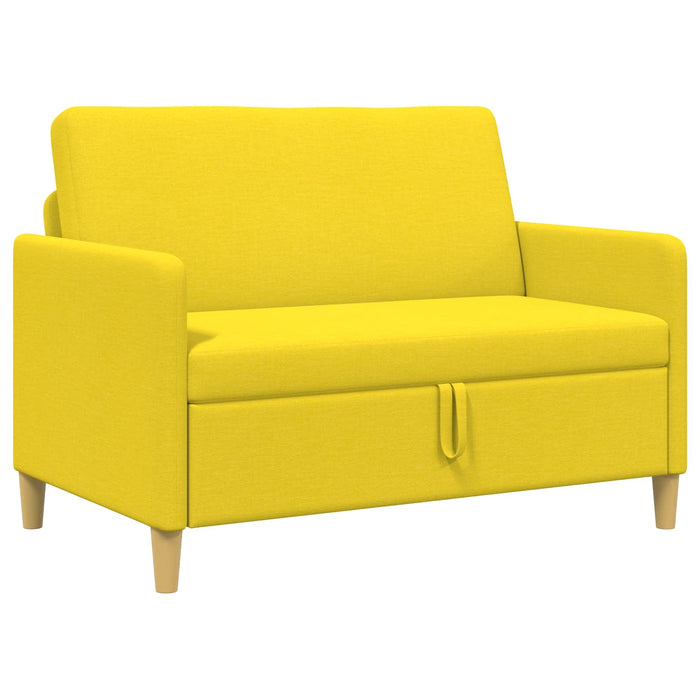 Sofa cu Spațiu de Depozitare Galben Deschis 122 x 78 x 87 cm - WALTI WALTI