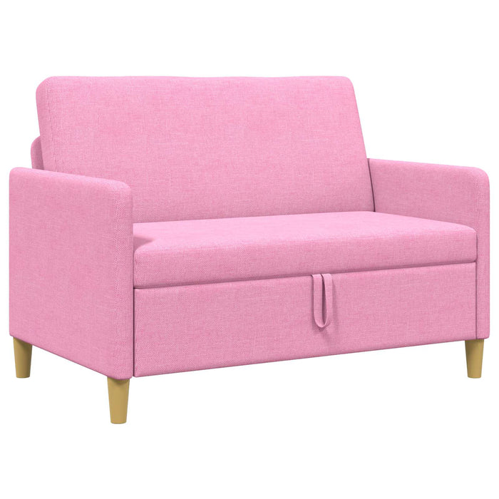 Sofa cu Spațiu de Depozitare Roz 122 x 78 x 87 cm Poliester - WALTI WALTI