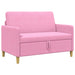 Sofa cu Spațiu de Depozitare Roz 122 x 78 x 87 cm Poliester - WALTI WALTI