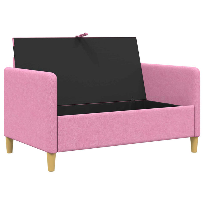 Sofa cu Spațiu de Depozitare Roz 122 x 78 x 87 cm Poliester - WALTI WALTI