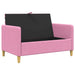 Sofa cu Spațiu de Depozitare Roz 122 x 78 x 87 cm Poliester - WALTI WALTI