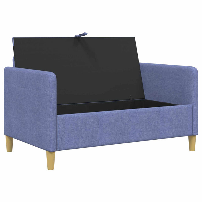 Sofa cu Spațiu de Depozitare Albastru Jeans 122 x 78 x 87 cm - WALTI WALTI