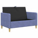 Sofa cu Spațiu de Depozitare Albastru Jeans 122 x 78 x 87 cm - WALTI WALTI