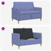 Sofa cu Spațiu de Depozitare Albastru Jeans 122 x 78 x 87 cm - WALTI WALTI
