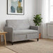 Sofa cu Spațiu de Depozitare Gri deschis 122 x 78 x 87 cm - WALTI WALTI