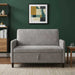 Sofa cu Spațiu de Depozitare Gri deschis 122 x 78 x 87 cm - WALTI WALTI