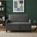 Sofa cu Spațiu de Depozitare Gri închis 122 x 78 x 87 cm - WALTI WALTI