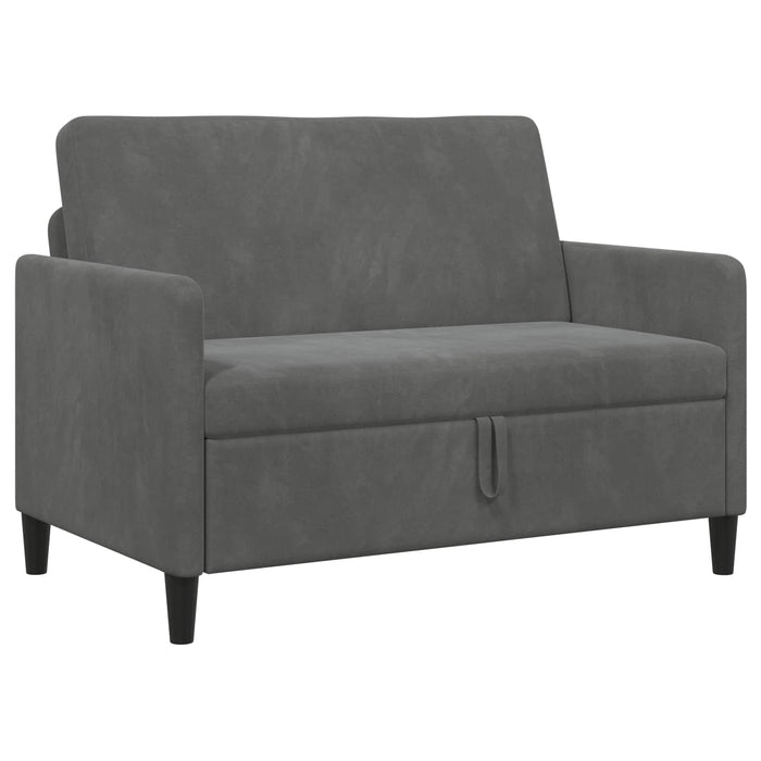 Sofa cu Spațiu de Depozitare Gri închis 122 x 78 x 87 cm - WALTI WALTI