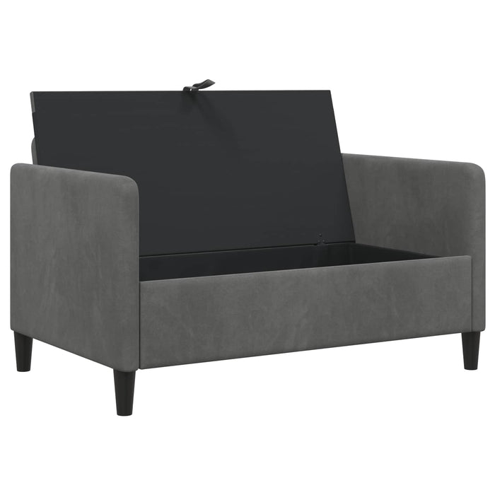 Sofa cu Spațiu de Depozitare Gri închis 122 x 78 x 87 cm - WALTI WALTI