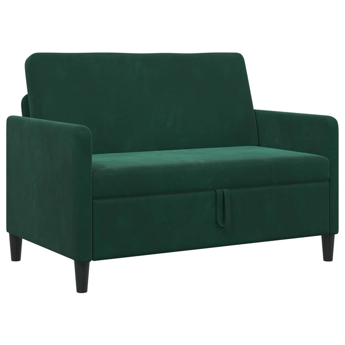 Sofa cu Spațiu de Depozitare Verde închis 122 x 78 x 87 cm - WALTI WALTI