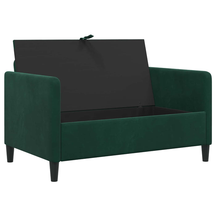 Sofa cu Spațiu de Depozitare Verde închis 122 x 78 x 87 cm - WALTI WALTI