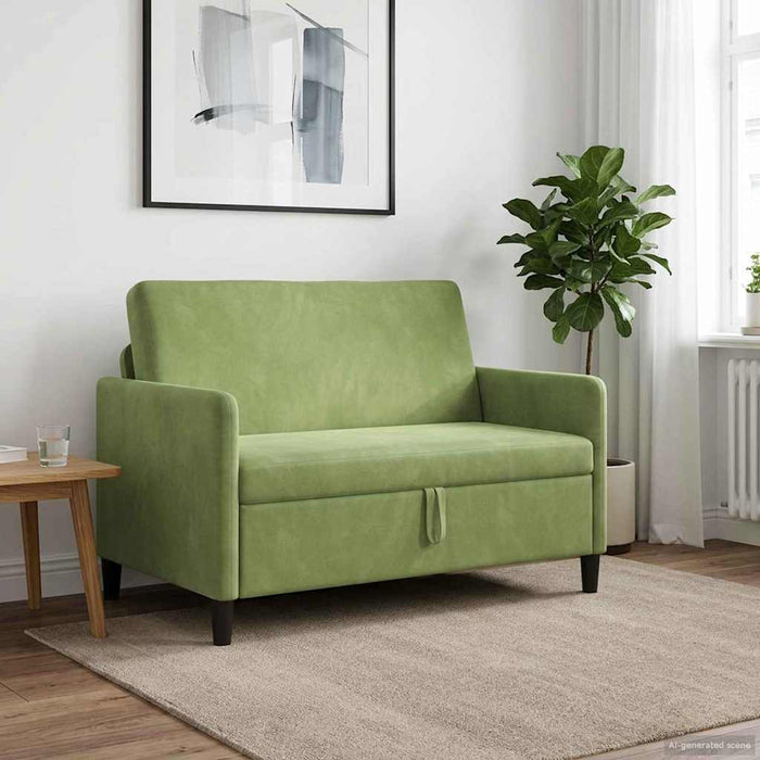Sofa cu Spațiu de Depozitare Verde deschis 122 x 78 x 87 cm - WALTI WALTI