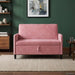 Sofa cu Spațiu de Depozitare Roz 122 x 78 x 87 cm Poliester - WALTI WALTI