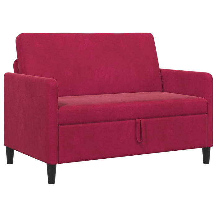 Sofa cu Spațiu de Depozitare Roșu Vin 122 x 78 x 87 cm - WALTI WALTI