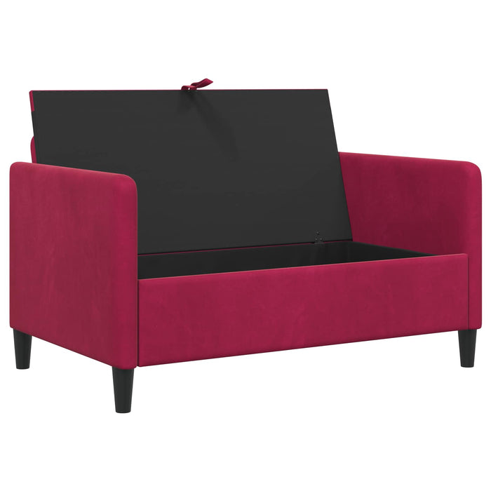 Sofa cu Spațiu de Depozitare Roșu Vin 122 x 78 x 87 cm - WALTI WALTI