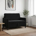 Sofa cu Spațiu de Depozitare Negru 122 x 78 x 87 cm Poliester - WALTI WALTI