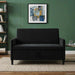 Sofa cu Spațiu de Depozitare Negru 122 x 78 x 87 cm Poliester - WALTI WALTI